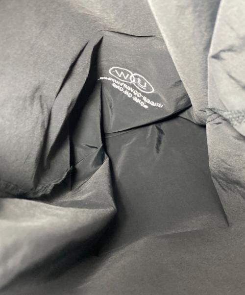 UNDERCOVER（アンダーカバー）UNDERCOVER (アンダーカバー) WTAPS (ダブルタップス) コットンナイロン ドローストリングバッグ ブラックの古着・服飾アイテム