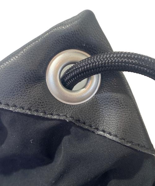 UNDERCOVER（アンダーカバー）UNDERCOVER (アンダーカバー) WTAPS (ダブルタップス) コットンナイロン ドローストリングバッグ ブラックの古着・服飾アイテム