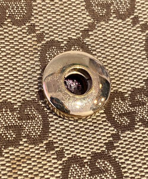 GUCCI（グッチ）GUCCI (グッチ) GGキャンパス バンプーチェーンドラゴンショルダーバッグ ブラウンの古着・服飾アイテム