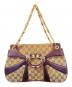 GUCCI（グッチ）の古着「GGキャンパス バンプーチェーンドラゴンショルダーバッグ」｜ブラウン