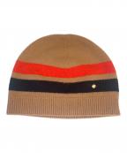 BURBERRYバーバリー）の古着「ウールニットキャップ」｜ブラウン