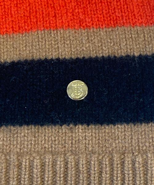 BURBERRY（バーバリー）BURBERRY (バーバリー) ウールニットキャップ ブラウンの古着・服飾アイテム