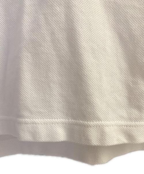 MIU MIU（ミュウミュウ）MIU MIU (ミュウミュウ) コットンピケ ポロシャツ ホワイト サイズ:Mの古着・服飾アイテム