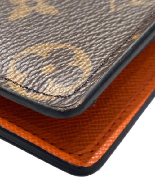 LOUIS VUITTON（ルイ ヴィトン）LOUIS VUITTON (ルイ ヴィトン) ポルトフォイユ・ブラザNM ラバーパッチ ブラウンの古着・服飾アイテム