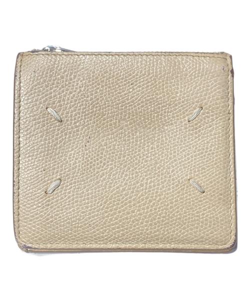 Maison Margiela（メゾンマルジェラ）Maison Margiela (メゾンマルジェラ) 2つ折り財布 ベージュの古着・服飾アイテム