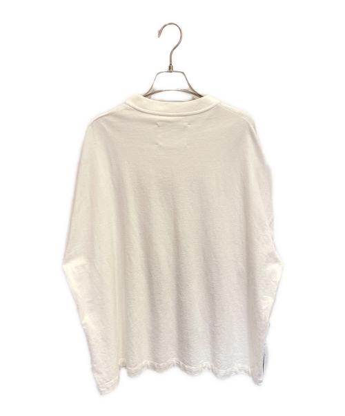 JIL SANDER（ジルサンダー）JIL SANDER (ジルサンダー) ロゴTシャツ ホワイト サイズ:Lの古着・服飾アイテム