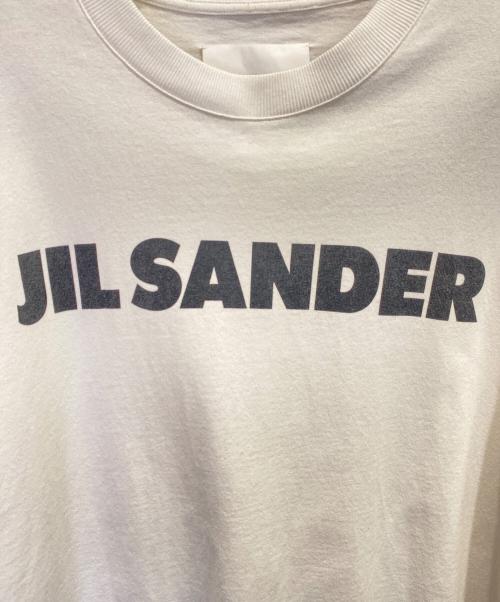 JIL SANDER（ジルサンダー）JIL SANDER (ジルサンダー) ロゴTシャツ ホワイト サイズ:Lの古着・服飾アイテム
