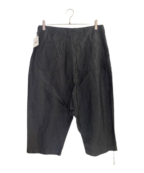 COMME des GARCONS HOMME（コムデギャルソン オム）COMME des GARCONS HOMME (コムデギャルソン オム) コットンリネンワイドクロップトパンツ グレー サイズ:Sの古着・服飾アイテム