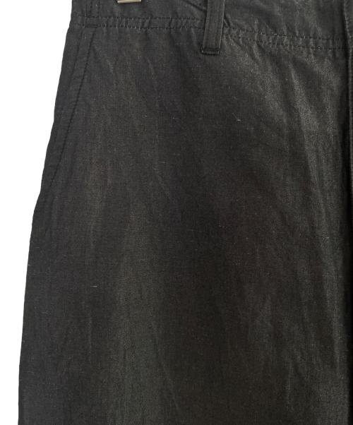 COMME des GARCONS HOMME（コムデギャルソン オム）COMME des GARCONS HOMME (コムデギャルソン オム) コットンリネンワイドクロップトパンツ グレー サイズ:Sの古着・服飾アイテム