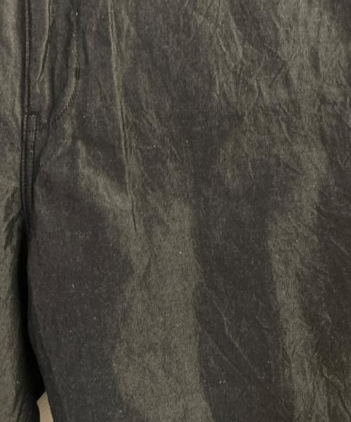 COMME des GARCONS HOMME（コムデギャルソン オム）COMME des GARCONS HOMME (コムデギャルソン オム) コットンリネンワイドクロップトパンツ グレー サイズ:Sの古着・服飾アイテム