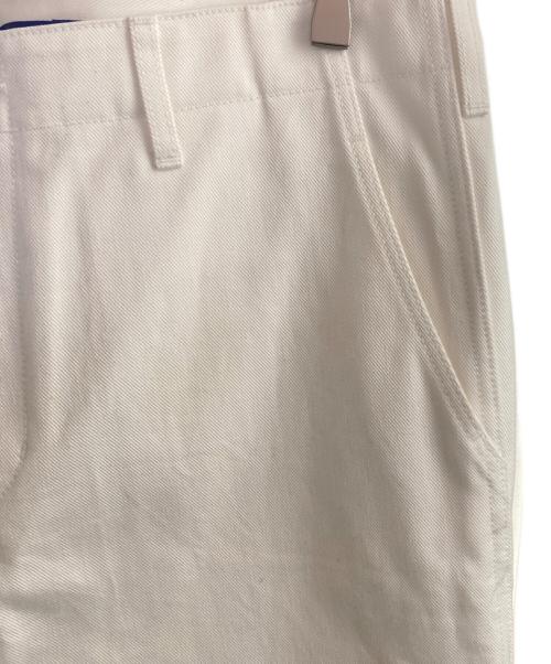 JUNYA WATANABE MAN（ジュンヤワタナベマン）COMME des GARCONS JUNYA WATANABE MAN (ジュンヤワタナベマン) 25SS コットンツイル ワークパンツ ホワイト サイズ:XLの古着・服飾アイテム