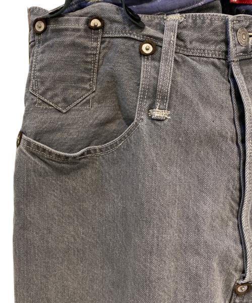 COMME des GARCONS JUNYA WATANABE MAN（コム デ ギャルソン ジュンヤ ワタナベ マン）COMME des GARCONS JUNYA WATANABE MAN (コム デ ギャルソン ジュンヤ ワタナベ マン) LEVI'S (リーバイス) 綿セルビッチデニム製品加工オールインワン グレー サイズ:Sの古着・服飾アイテム