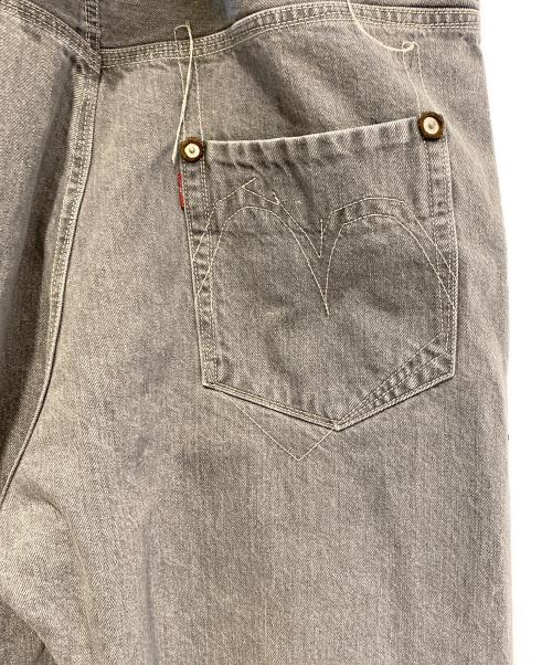 COMME des GARCONS JUNYA WATANABE MAN（コム デ ギャルソン ジュンヤ ワタナベ マン）COMME des GARCONS JUNYA WATANABE MAN (コム デ ギャルソン ジュンヤ ワタナベ マン) LEVI'S (リーバイス) 綿セルビッチデニム製品加工オールインワン グレー サイズ:Sの古着・服飾アイテム