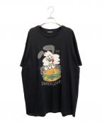 UNDERCOVERアンダーカバー）の古着「VERDY Tシャツ」｜ブラック