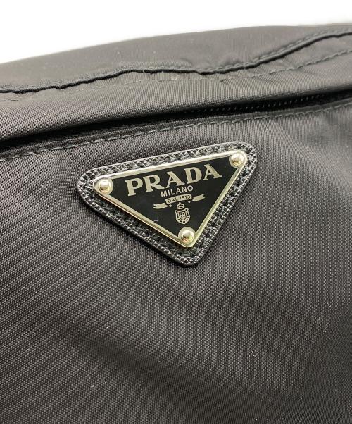 PRADA（プラダ）PRADA (プラダ) ナイロンウエストポーチ ブラックの古着・服飾アイテム