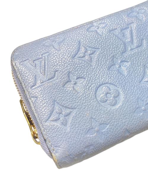 LOUIS VUITTON（ルイ ヴィトン）LOUIS VUITTON (ルイ ヴィトン) モノグラムアンプラント ジッピーウォレット スカイブルーの古着・服飾アイテム