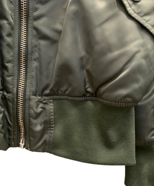 The shepherd UNDERCOVER（ザシェパード アンダーカバー）The shepherd UNDERCOVER FRAGMENT DESIGN (フラグメントデザイン) ALPHA INDUSTRIES (アルファインダストリーズ) 23AW ナイロンリバーシブルMA-1ジャケット グリーン サイズ:Mの古着・服飾アイテム