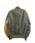 The shepherd UNDERCOVER FRAGMENT DESIGN (フラグメントデザイン) ALPHA INDUSTRIES (アルファインダストリーズ) 23AW ナイロンリバーシブルMA-1ジャケット グリーン サイズ:M：80000円
