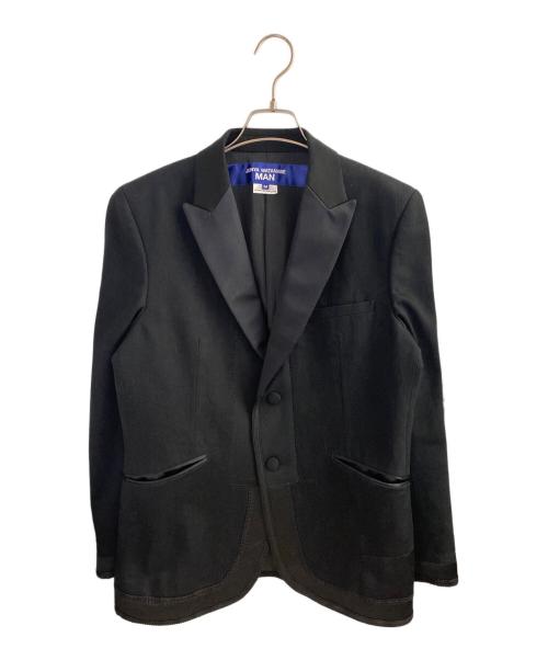 JUNYA WATANABE MAN（ジュンヤワタナベマン）JUNYA WATANABE MAN (ジュンヤワタナベマン) 25SS 綿デニム×多素材MIX ジャケット ブラック サイズ:Mの古着・服飾アイテム