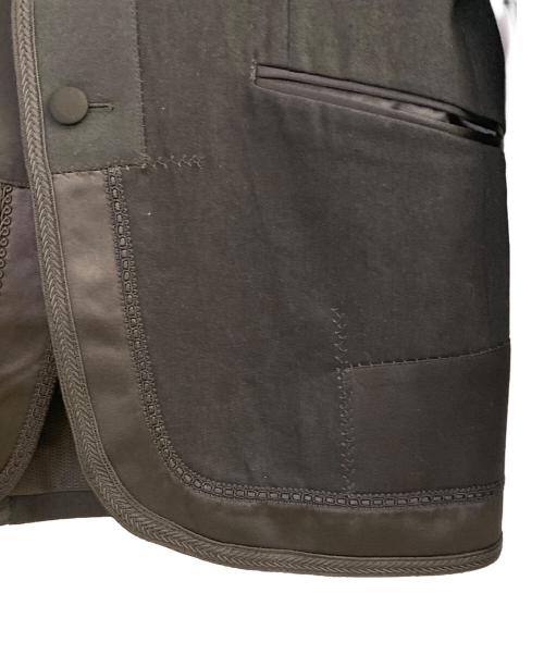 JUNYA WATANABE MAN（ジュンヤワタナベマン）JUNYA WATANABE MAN (ジュンヤワタナベマン) 25SS 綿デニム×多素材MIX ジャケット ブラック サイズ:Mの古着・服飾アイテム