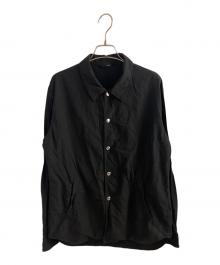 COMME des GARCONS HOMME DEUX（コムデギャルソン オム ドゥ）の古着「スナップボタンシャツ」｜ブラック