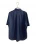 COMME des GARCONS HOMME DEUX (コムデギャルソン オム ドゥ) 25SS エステルスパン製品染半袖シャツ ネイビー サイズ:M：17000円
