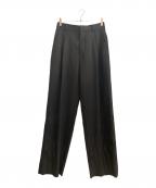 LOEWEロエベ）の古着「2タックワイドスラックス」｜ブラック