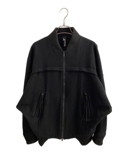GROUND Y（グラウンドワイ）GROUND Y (グラウンドワイ) オーバーサイズメルトンブルゾン ブラック サイズ:3の古着・服飾アイテム