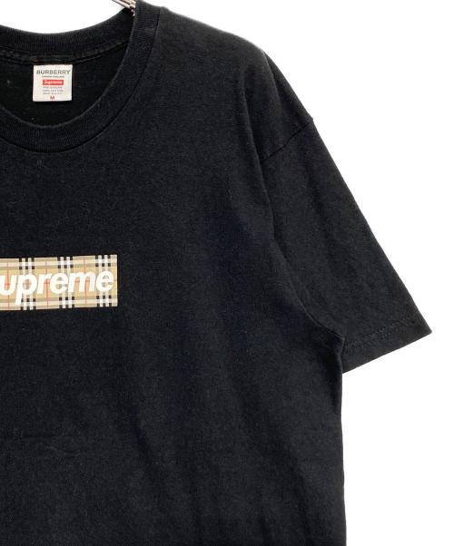SUPREME（シュプリーム）SUPREME (シュプリーム) BURBERRY (バーバリー) Box Logo Tee ブラック サイズ:Mの古着・服飾アイテム