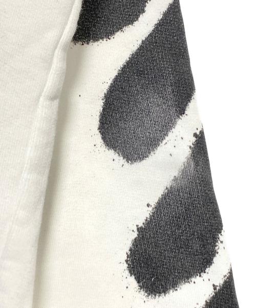 OFFWHITE（オフホワイト）OFFWHITE (オフホワイト) バイアスロゴクルーネックスウェット ホワイト サイズ:Sの古着・服飾アイテム