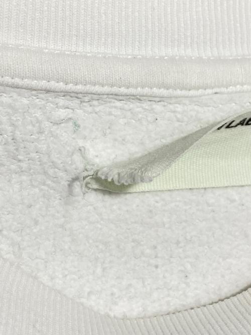 OFFWHITE（オフホワイト）OFFWHITE (オフホワイト) バイアスロゴクルーネックスウェット ホワイト サイズ:Sの古着・服飾アイテム