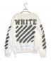 OFFWHITE (オフホワイト) バイアスロゴクルーネックスウェット ホワイト サイズ:S：25000円