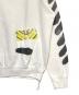 中古・古着 OFFWHITE (オフホワイト) バイアスロゴクルーネックスウェット ホワイト サイズ:S：25000円