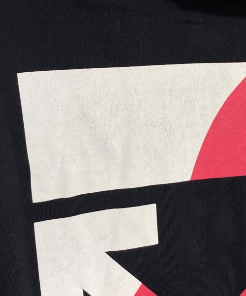 OFFWHITE（オフホワイト）OFFWHITE (オフホワイト) DIAG SPLIT ロゴ スウェットプルオーバーパーカー ブラック サイズ:XSの古着・服飾アイテム