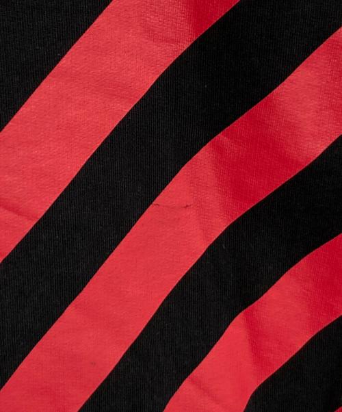 OFFWHITE（オフホワイト）OFFWHITE (オフホワイト) バイアスロゴグラフィックジップパーカー ブラック サイズ:XXSの古着・服飾アイテム