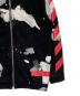 中古・古着 OFFWHITE (オフホワイト) バイアスロゴグラフィックジップパーカー ブラック サイズ:XXS：32000円
