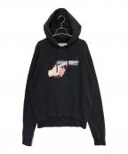 OFFWHITEオフホワイト）の古着「Diana Gun Hoodie」｜ブラック