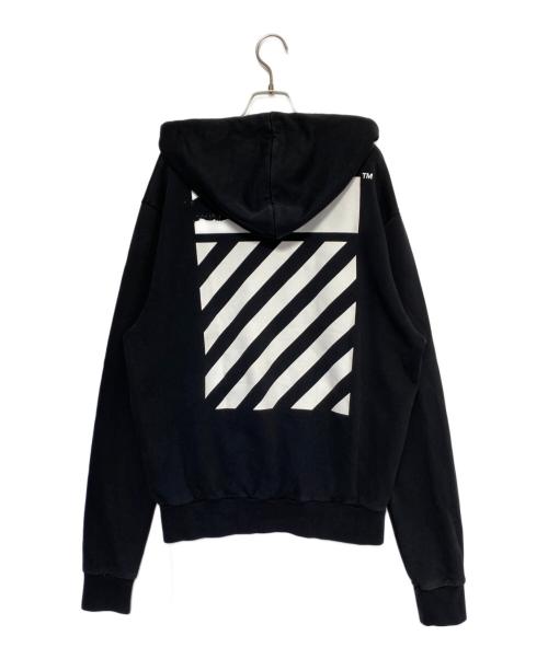 OFFWHITE（オフホワイト）OFFWHITE (オフホワイト) Diana Gun Hoodie ブラック サイズ:Mの古着・服飾アイテム