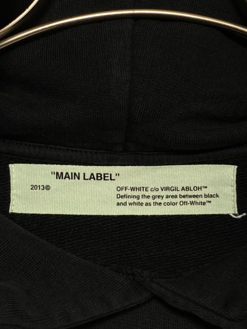 OFFWHITE（オフホワイト）OFFWHITE (オフホワイト) Diana Gun Hoodie ブラック サイズ:Mの古着・服飾アイテム