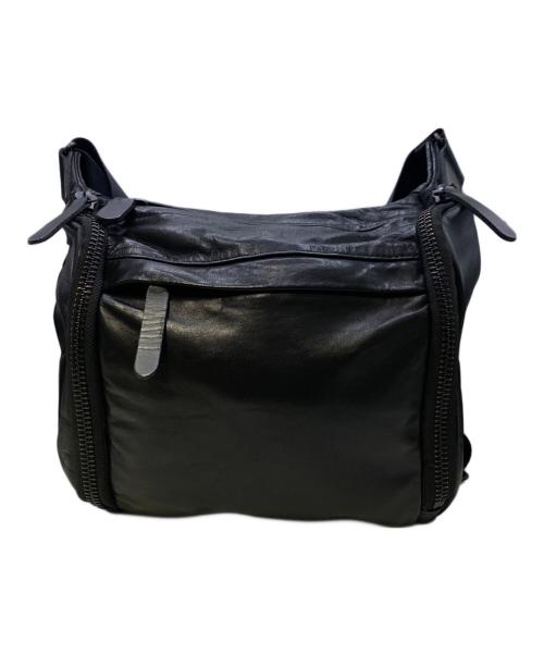 Yohji Yamamoto pour homme（ヨウジヤマモト プールオム）Yohji Yamamoto pour homme (ヨウジヤマモト プールオム) SCRATCHED HORSE LEATHER SHOULDER BAGの古着・服飾アイテム