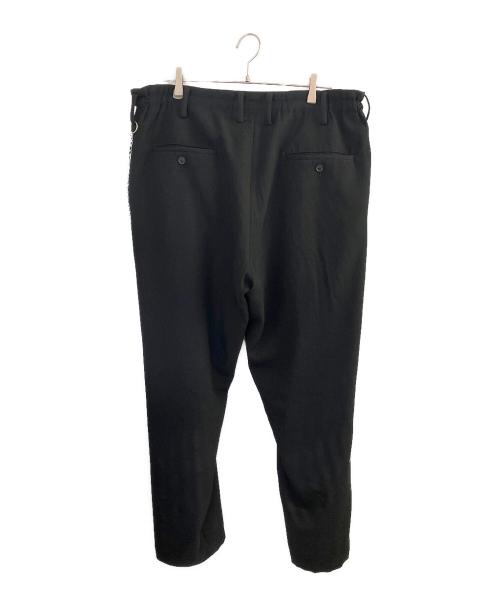 Yohji Yamamoto pour homme（ヨウジヤマモト プールオム）Yohji Yamamoto pour homme (ヨウジヤマモト プールオム) 20AW Chain Pants  ブラック サイズ:3の古着・服飾アイテム