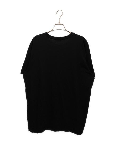 Saint Laurent Paris（サンローランパリ）Saint Laurent Paris (サンローランパリ) コットンディストロイドTシャツ ブラック サイズ:XLの古着・服飾アイテム