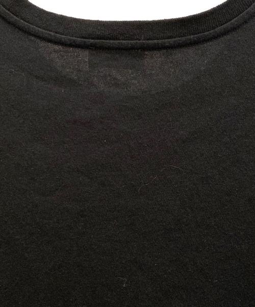 Saint Laurent Paris（サンローランパリ）Saint Laurent Paris (サンローランパリ) コットンディストロイドTシャツ ブラック サイズ:XLの古着・服飾アイテム