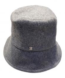 CHANEL（シャネル）の古着「ココマークカシミアウールハット」｜グレー