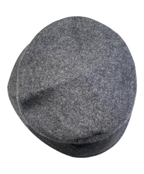 CHANEL（シャネル）CHANEL (シャネル) ココマークカシミアウールハット グレー サイズ:Mの古着・服飾アイテム