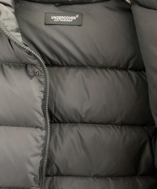 UNDERCOVER（アンダーカバー）UNDERCOVER (アンダーカバー) レザースリーブダウンブルゾン ブラック サイズ:3の古着・服飾アイテム