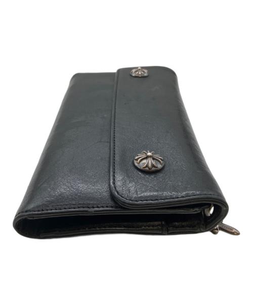 CHROME HEARTS（クロムハーツ）CHROME HEARTS (クロムハーツ) WAVE WALLET ブラックの古着・服飾アイテム