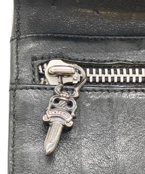 CHROME HEARTS（クロムハーツ）CHROME HEARTS (クロムハーツ) WAVE WALLET ブラックの古着・服飾アイテム