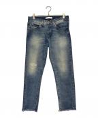 OFFWHITEオフホワイト）の古着「バイアスロゴデニム」｜インディゴ