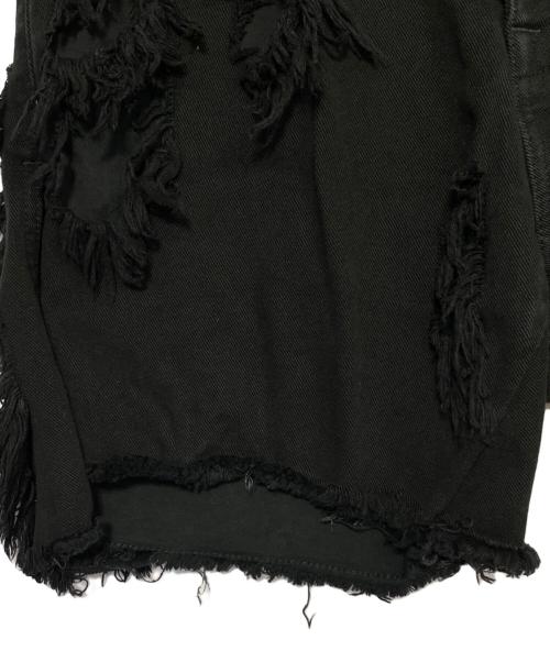 DRKSHDW（ダークシャドウ）DRKSHDW (ダークシャドウ) デストロイデニムショーツ ブラック サイズ:32の古着・服飾アイテム